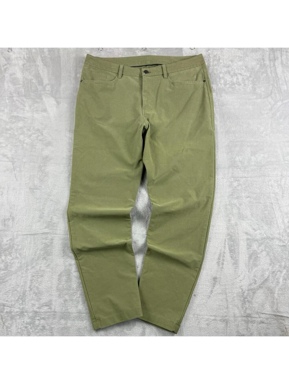 Lululemon ABC Classic-Fit 5 Pocket Pant 36x30 Warpstreme Travel Commuter stretch